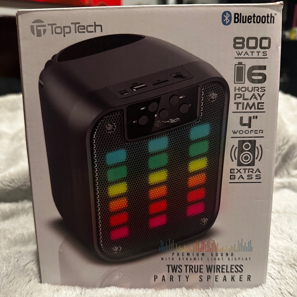 Black TWS True Wireless Party Speaker